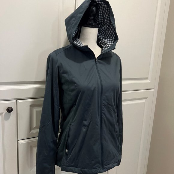 NWOT Nike Women's Golf Full Zip/Hooded Jacket Slate Gray Size M - Picture 6 of 9